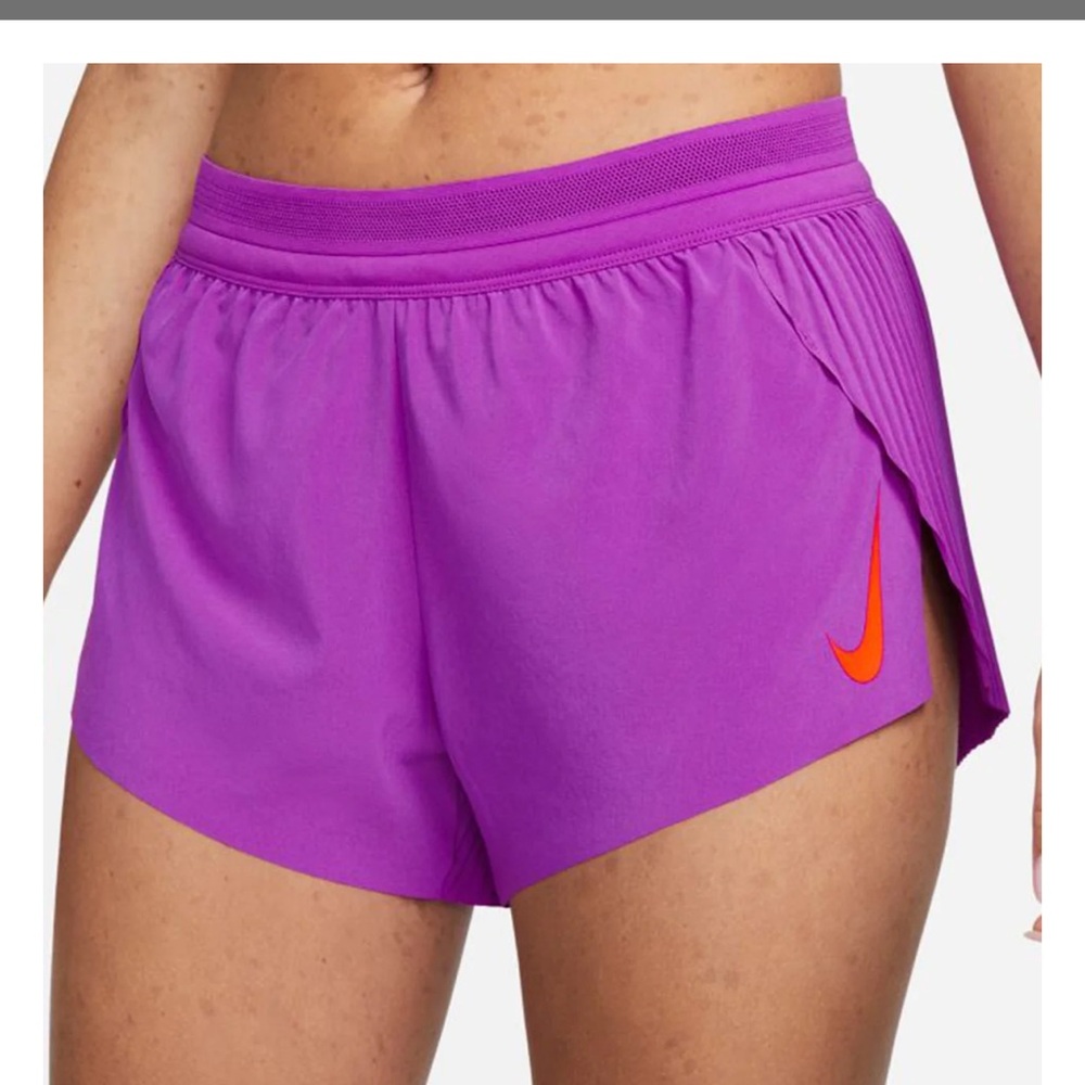 Nike AeroSwift Women's Dri-FIT Mid-Rise 3" Running Short Purple